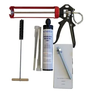 Système de mortier d'injection Sanremo SET 20 - cartouche de 300 ml 2 mélangeurs statiques 10x tige d'an...