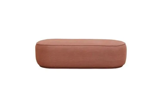 Porte-chèques Banquette en tissu rose Marsala Chehoma - 138cm