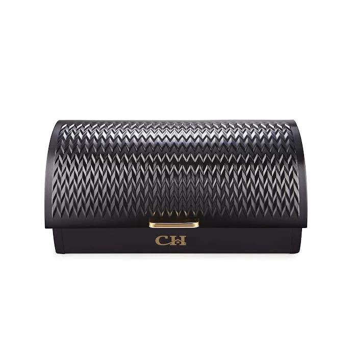 CH Waves Design Rolltop Bread Bin Noir jais
