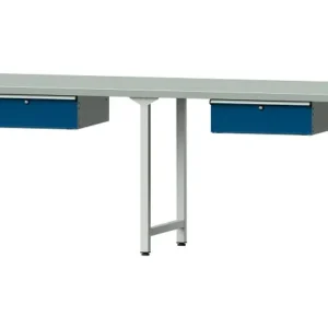 Bancs de travail ANKE table de travail exemple 193 2800 x 800 x 890 mm RAL 7035/5010 ZBP 40 mm 401.477 obtenir à bas prix