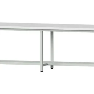 Bancs de travail ANKE table de travail exemple 191 2800 x 800 x 840 mm RAL 7035 KSP 40 mm 401.452 magasiner à bas prix