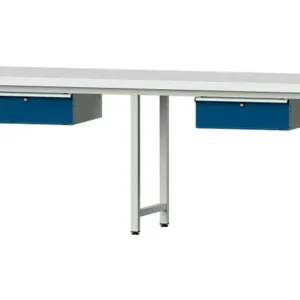 Bancs de travail ANKE table de travail exemple 93 2800 x 700 x 900 mm RAL 7035/5010 KSP 50 mm 400.423 se procurer à bas prix