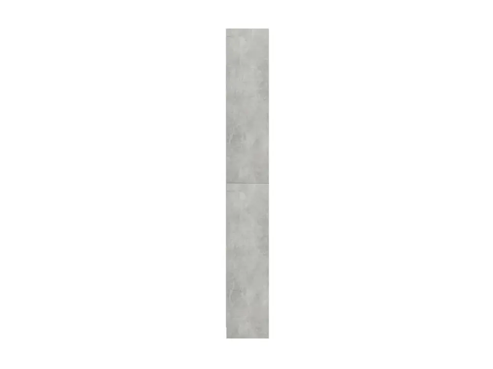 Bibliothèque à 5 niveaux Gris béton 80x24x175 cm Aggloméré - Haute Qualité
