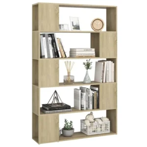 Bibliothèque-Séparateur de pièce Chêne sonoma 100x24x155