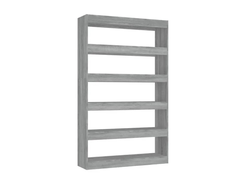 Bibliothèque/Séparateur de pièce Sonoma gris 100x30x166 cm | Lavable | Sans solvant
