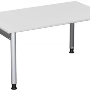 Bureau geramöbel réglable en hauteur 1400x800x680-820 gris évident/argent N-657145-LS se procurer à bas prix