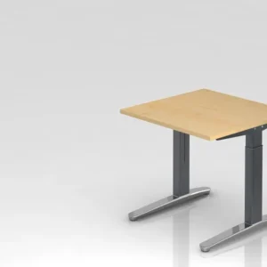 Bureau Hammerbacher pied C 80x80cm érable/graphite (poli) forme rectangulaire VXB08/3/GC prendre à bas prix - Haute Qualité