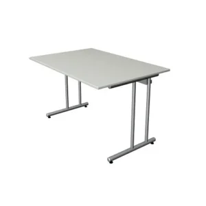 Bureau Kerkmann L 1200 x P 800 x H 750 mm gris évident 11439311 acquérir à bas prix