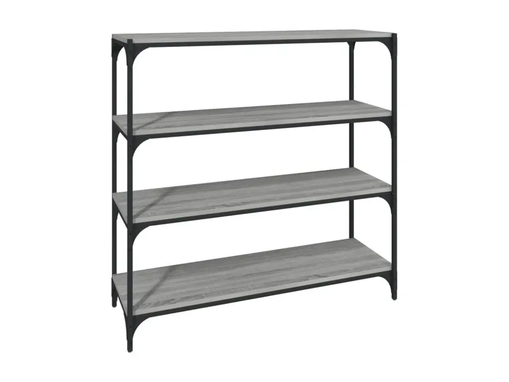 Ciseaux de sécurité Bibliothèque Sonoma gris 100x33x100 cm Bois d'ingénierie acier