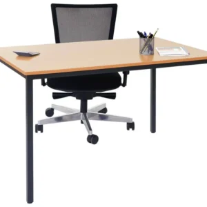 Ciseaux de sécurité Bureau Braila, table de conférence / seminaire, 120x80cm - aspect hêtre