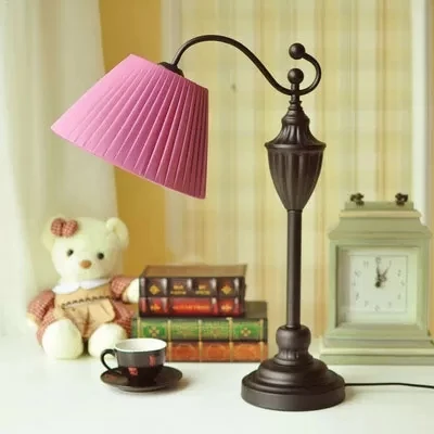 Éclairage d'étude de seau pliable novateur, lampe de bureau en métal à une tête pour chambre de garçons et de filles pour...