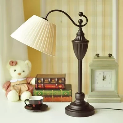 Éclairage d'étude de seau pliable novateur, lampe de bureau en métal à une tête pour chambre de garçons et de filles pour...
