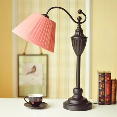 Éclairage d'étude de seau pliable novateur, lampe de bureau en métal à une tête pour chambre de garçons et de filles pour...