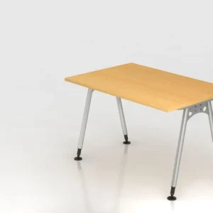 Colle vinylique scolaire Bureau Hammerbacher pied 120x80cm hêtre forme rectangulaire VAS12/6/S prendre à bas prix