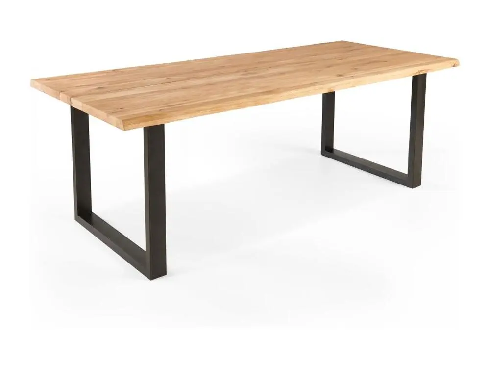 Colle vinylique scolaire Table à manger en bois bords irréguliers 200 x 95 x 75 cm