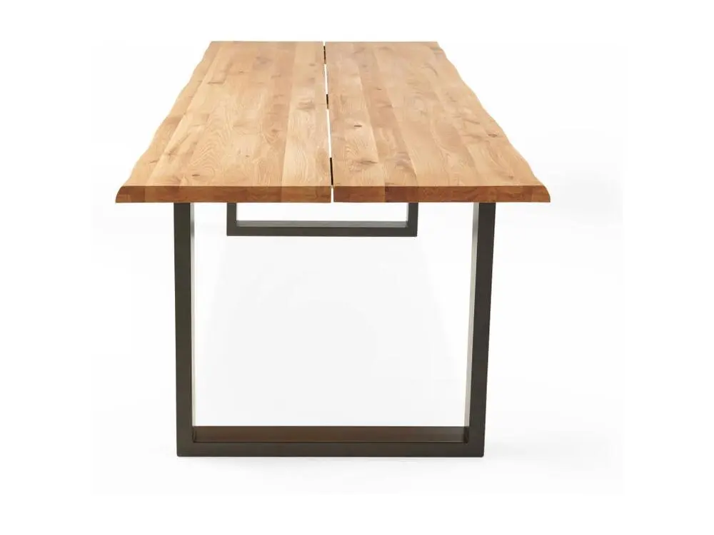 Colle vinylique scolaire Table à manger en bois bords irréguliers 200 x 95 x 75 cm