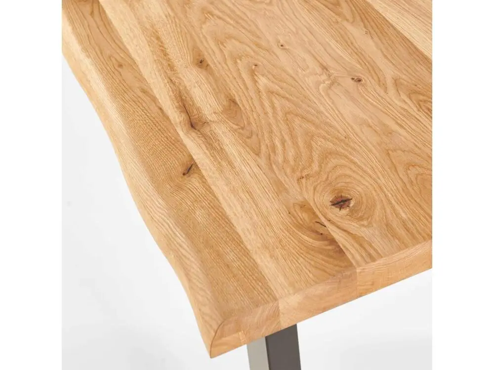 Colle vinylique scolaire Table à manger en bois bords irréguliers 200 x 95 x 75 cm