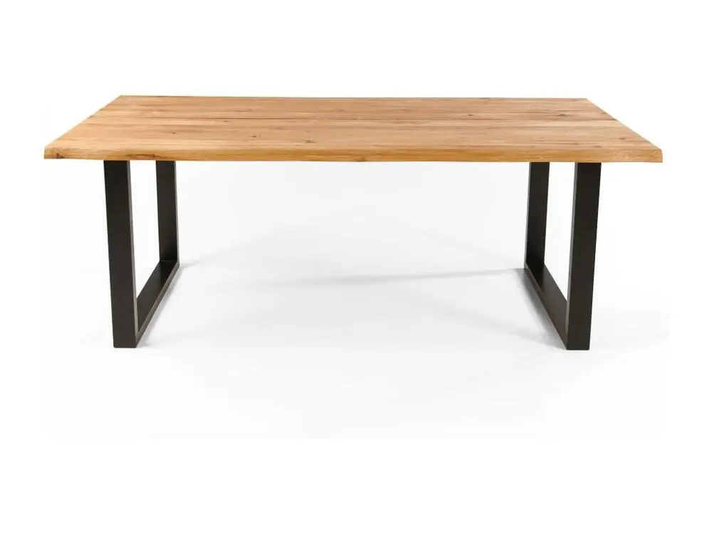 Colle vinylique scolaire Table à manger en bois bords irréguliers 200 x 95 x 75 cm