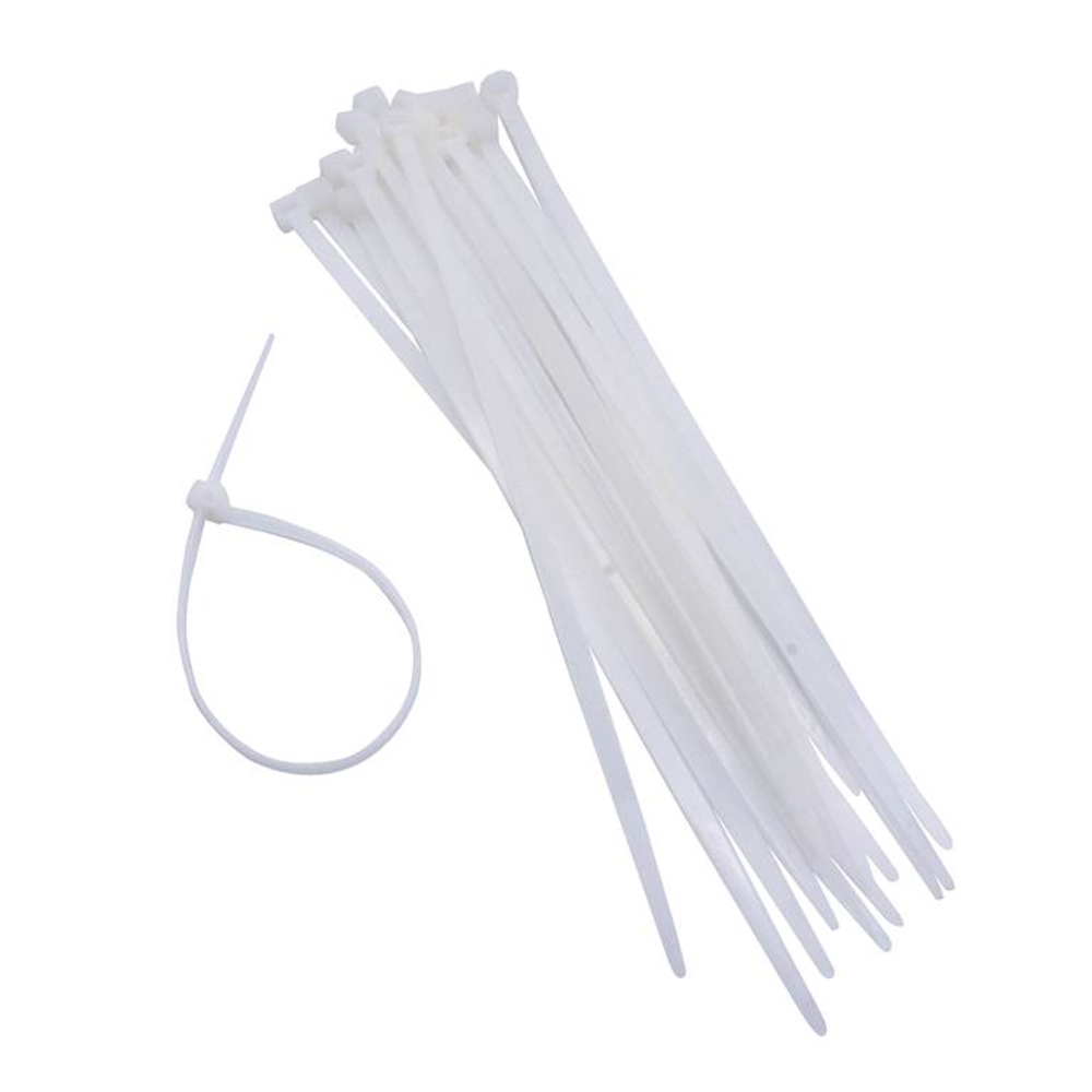 25 Colliers de tuteurage type Colsons, voir à travers - L:20 cm Nature