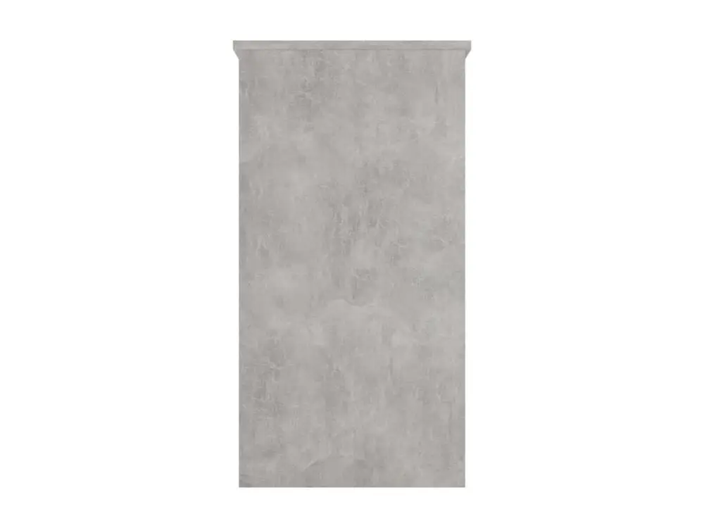 Crayons de couleur ergonomiques Bureau Gris béton 80x40x75 cm Bois d’ingénierie