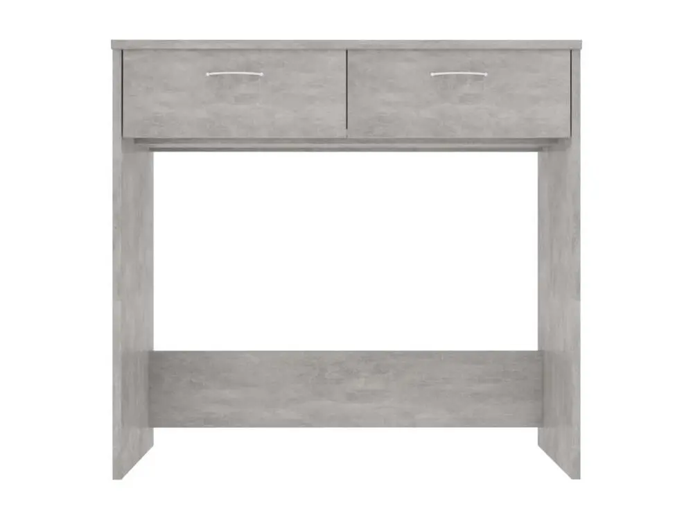 Crayons de couleur ergonomiques Bureau Gris béton 80x40x75 cm Bois d’ingénierie