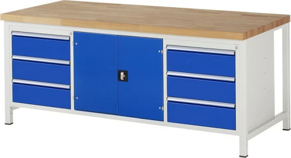 Etabli RAU série 8000 - exemple 8907 L2000 x P900 x H840-1040 mm 13-8907A2-209B4H.11 choisir à bas prix