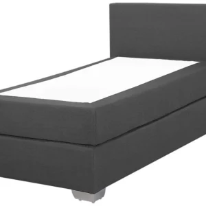 Fabric EU Individuel Size Divan Bed Grey PRESIDENT