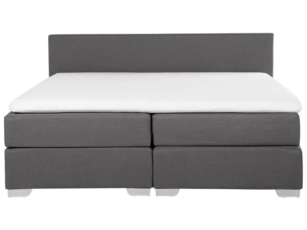 Fabric EU Super King Size Divan Bed Grey PRESIDENT avec 12 couleurs