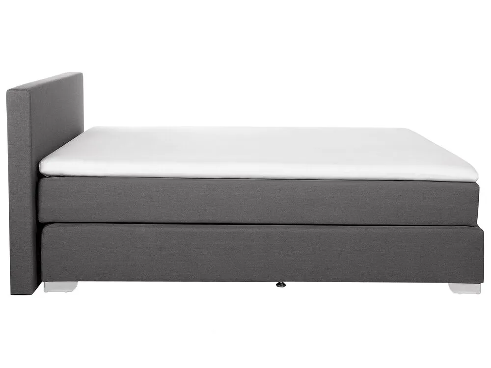 Fabric EU Super King Size Divan Bed Grey PRESIDENT avec 12 couleurs