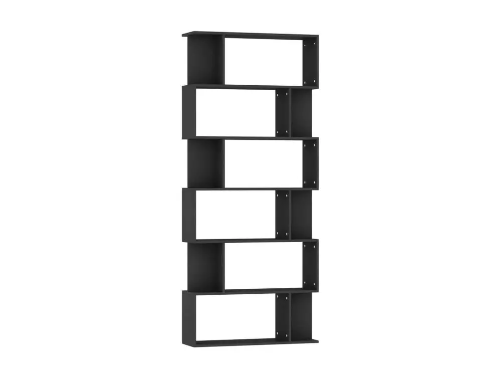 Feutres à pointe fine Bibliothèque-Séparateur de pièce Noir 80x24x192