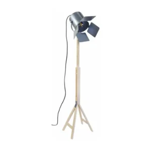 Feutres à pointe fine BOLLYWOOD - lampadaire liseuse articulé bois naturel et aluminium