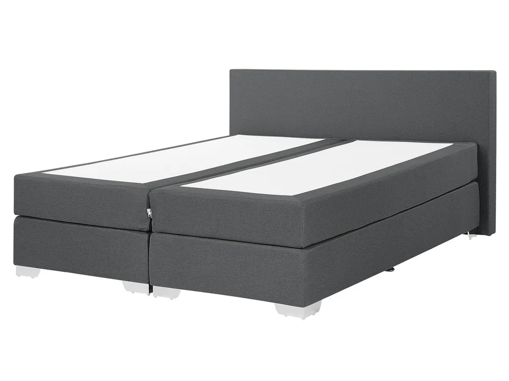 Feutres à pointe fine Fabric EU King Size Divan Bed Grey PRESIDENT