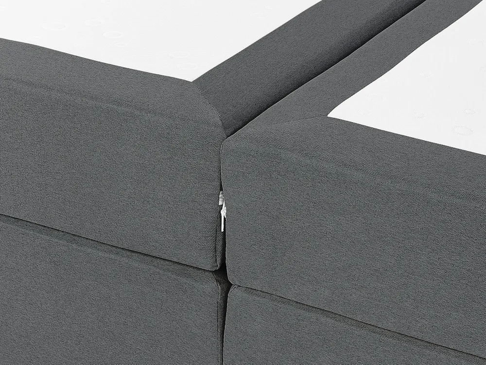 Feutres à pointe fine Fabric EU King Size Divan Bed Grey PRESIDENT