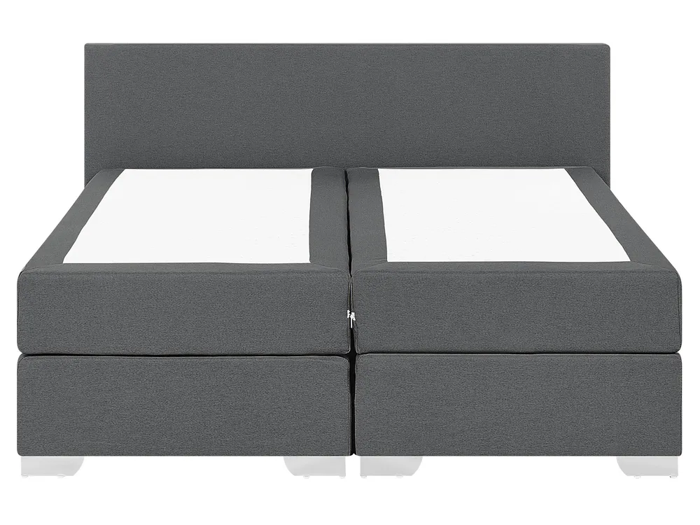 Feutres à pointe fine Fabric EU King Size Divan Bed Grey PRESIDENT