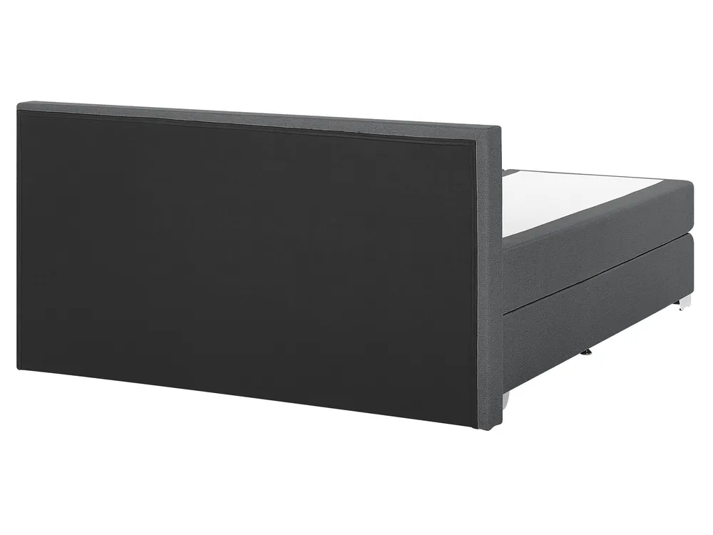 Feutres à pointe fine Fabric EU King Size Divan Bed Grey PRESIDENT