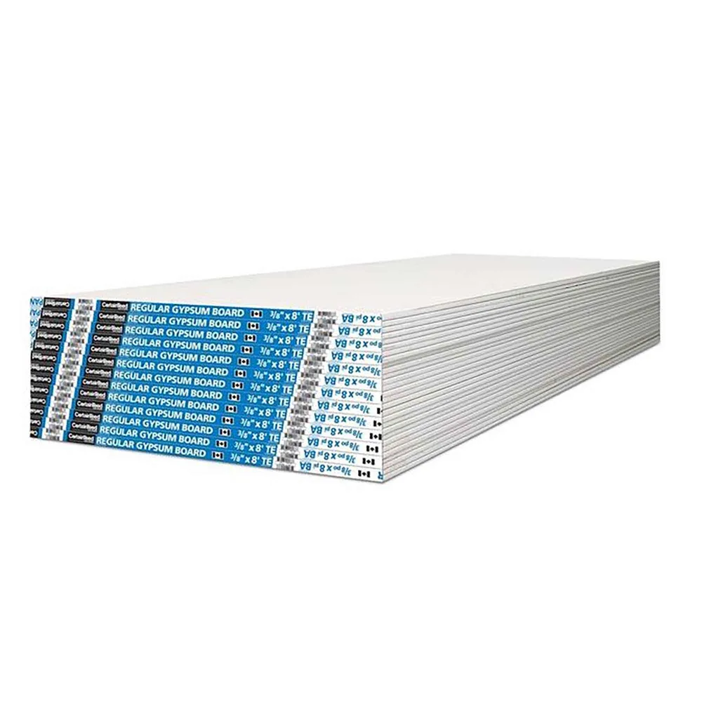 Kit de perles à repasser Panneau de gypse régulier pour murs et plafonds, 3/8" x 4' x 8'