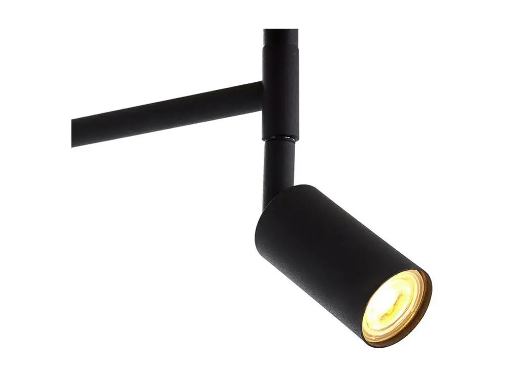 Lampadaire noir avec abat-jour noir et liseuse orientable - Ladas pour Maternelle