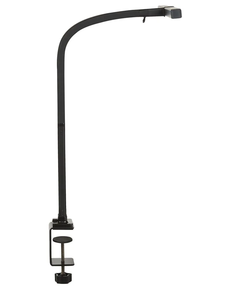 Lampe de bureau LED à serrage noire 48 cm AURIGA - Haute Qualité
