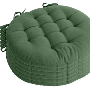 Lot de 6 galettes piquées ronde panama argile ø 38 cm Conforme aux normes CE
