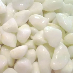 Marbre roulé blanc pur 20/30 25 Kg en Matériaux biodégradables