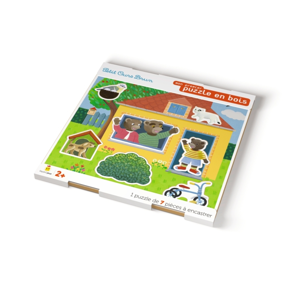 Mon premier puzzle en bois de Minuscule ours brun