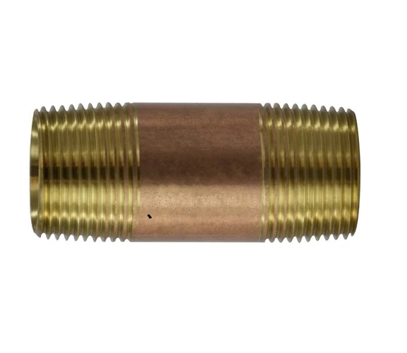 1" MPT X 18" Zéro plomb Red Brass Fittings 40118