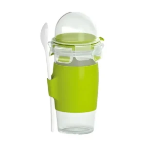 Mug à yaourt 0,45L + cuillère clip&go Emsa pour Âges 3-5
