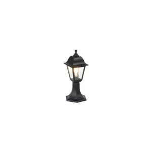 Poteau d'extérieur traditionnel noir 44 cm IP44 - Capital