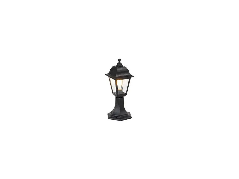 Poteau d'extérieur traditionnel noir 44 cm IP44 - Capital