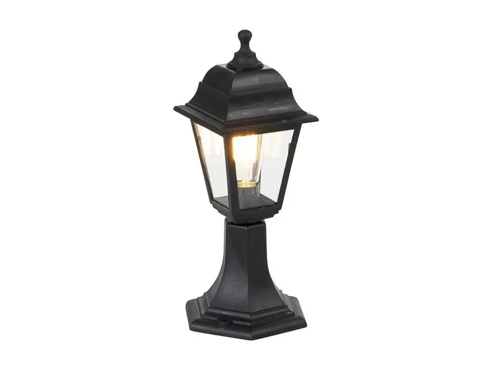 Poteau d'extérieur traditionnel noir 44 cm IP44 - Capital