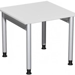 Professionnel bureau geramöbel réglable en hauteur 800x800x680-820 gris évident/argent N-657101-LS acquérir à bas prix