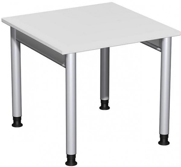 Professionnel bureau geramöbel réglable en hauteur 800x800x680-820 gris évident/argent N-657101-LS acquérir à bas prix
