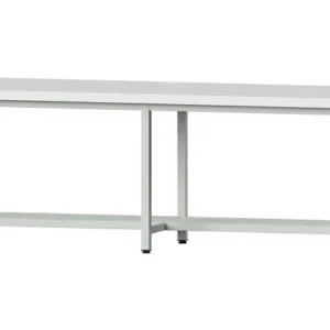 Pâte à modeler non toxique Bancs de travail ANKE table de travail exemple 191 2800 x 800 x 850 mm RAL 7035 KSP 50 mm 401.4...