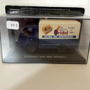 Renault Galion bleu et écru avec publicité BRIDEL